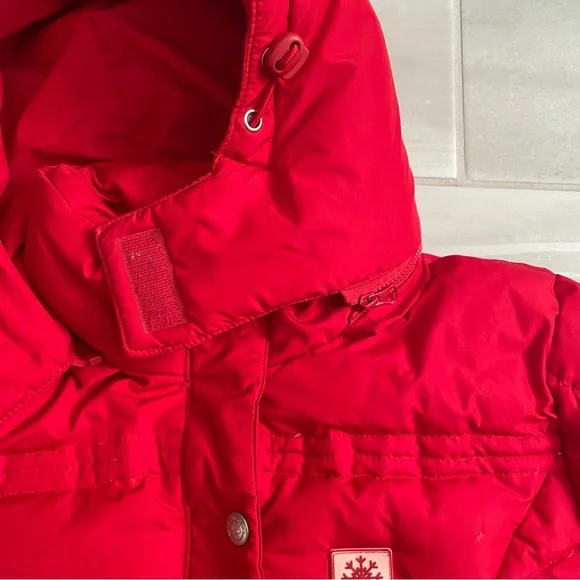 Red Down Parka Puffer - Picture 5 of 11